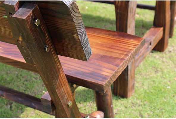防腐木做的凉椅（diy防腐木椅子制作方法）